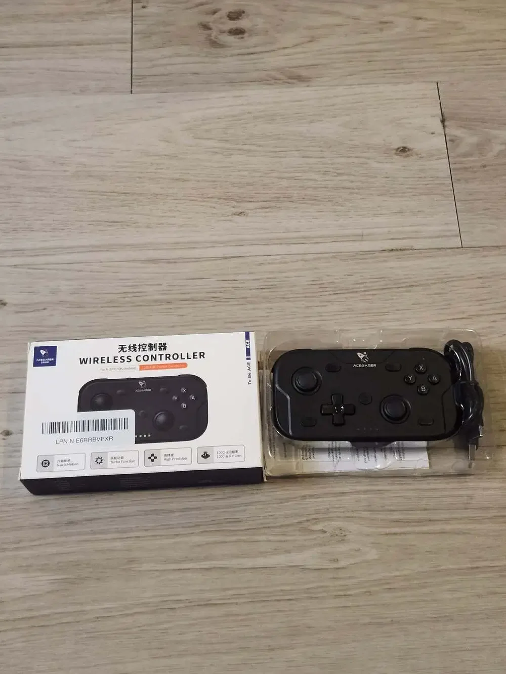AceGamer Wireless Pocket Controller with 6-axis Gyroscope Joystick